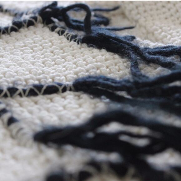 Tory Burch White/Black Sweater | Size S - Picture 5 of 11